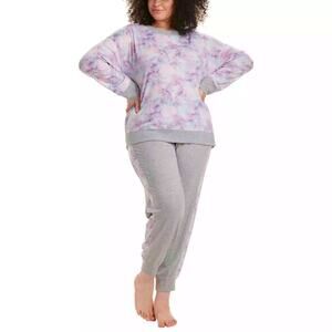 New! Splendid Women's Pus 2-Piece Ultra Soft PJ Printed Pajama Lounge Set